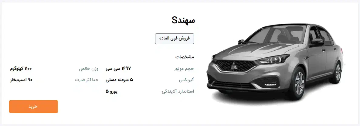 فروش حواله سهند S با SBR پارس خودرو|خودرو سواری و وانت|محمدشهر, سیدآباد|دیوار