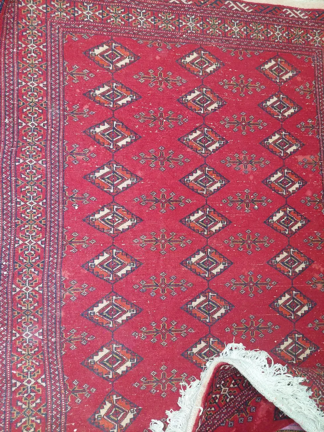 قالیچه دستباف ترکمن|فرش|تهران, امام زاده عبدالله|دیوار