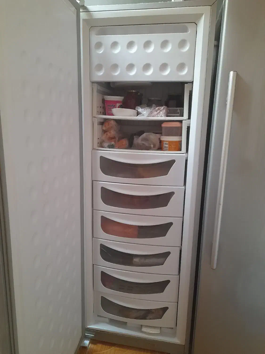 یخچال دوقلو الکترواستیل ومبل راحتی تخت شو ترکیه|یخچال و فریزر|خسروشاه, |دیوار