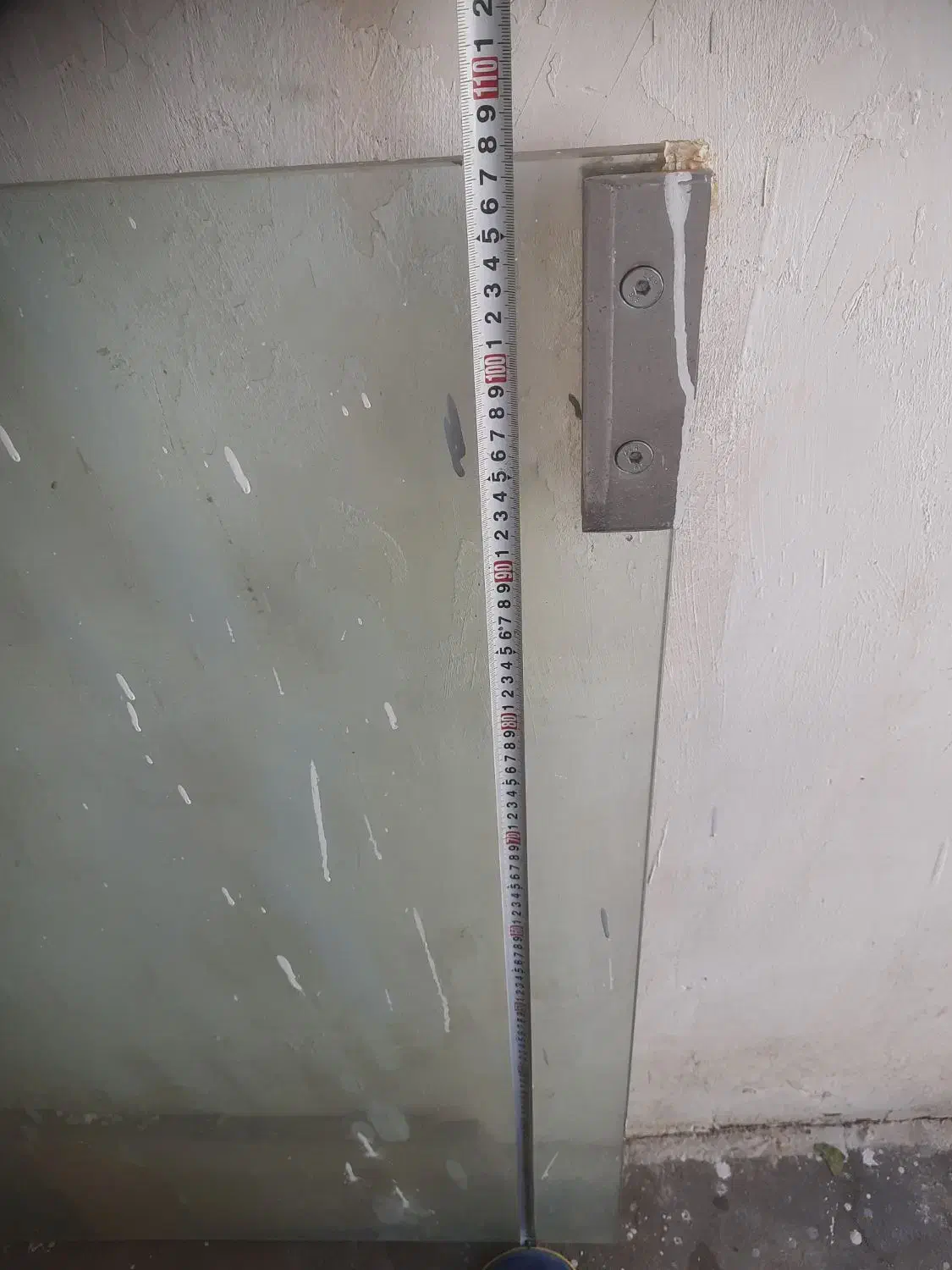 شیشه سیکوریت یک سانتیمتر با جک کف گرد|مصالح و تجهیزات ساختمان|حلب, |دیوار