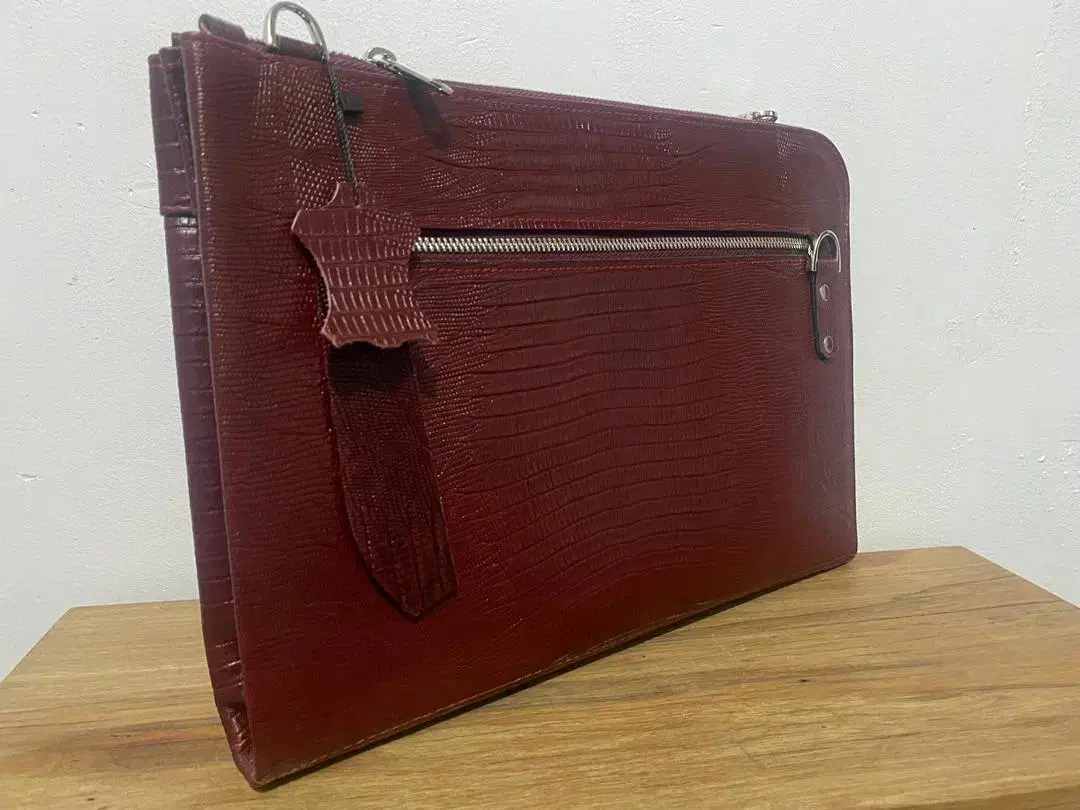 فولدر چرم طبیعی|کیف، کفش، کمربند|باقرشهر, |دیوار