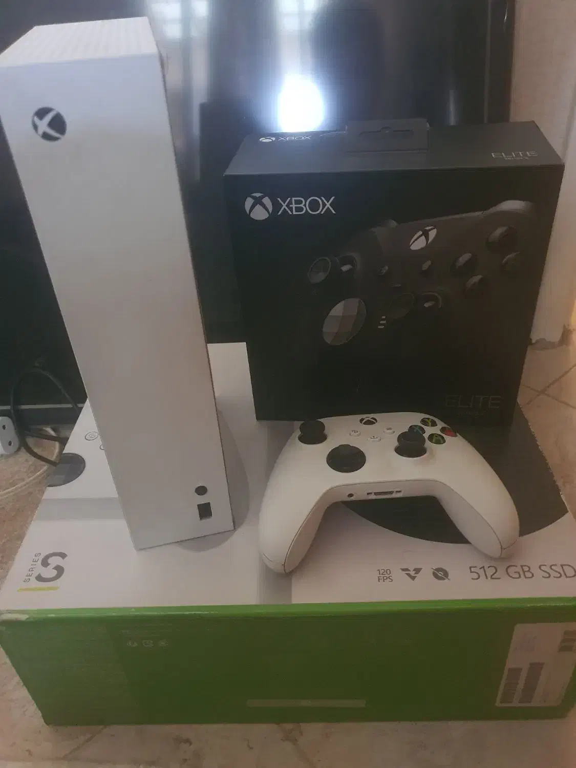 Xbox series s و دسته الایت ۲|کنسول، بازی ویدئویی و آنلاین|قزوین, |دیوار