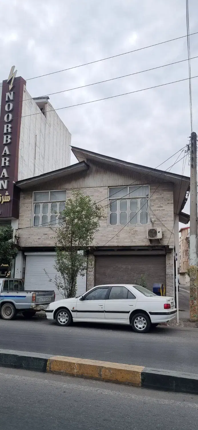 کلنگی ۱۴۰ متری دو نبش بر خیابان ۲۱ متری اکبرین|فروش زمین و ملک کلنگی|بابل, |دیوار