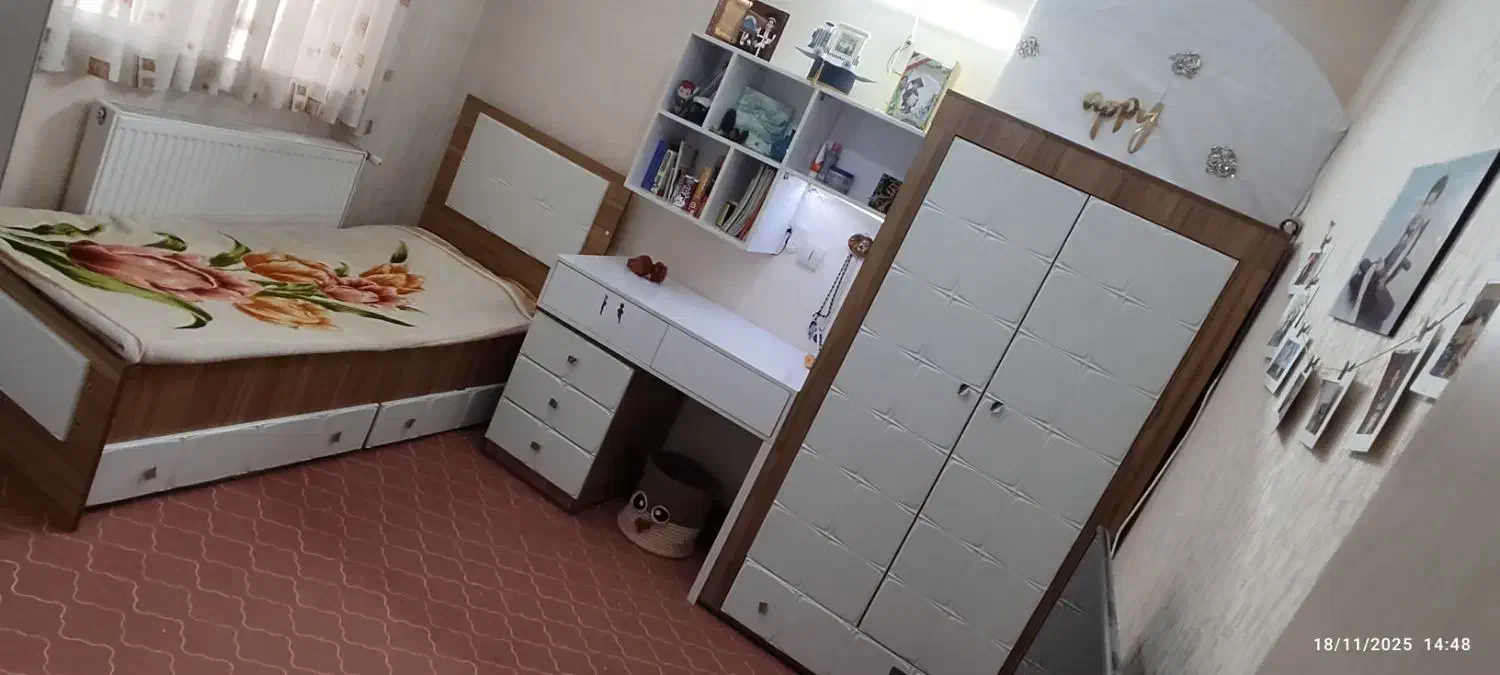 تخت و کمد و ویترین نوجوان|تخت و سرویس خواب|پردیس, فاز ۸|دیوار