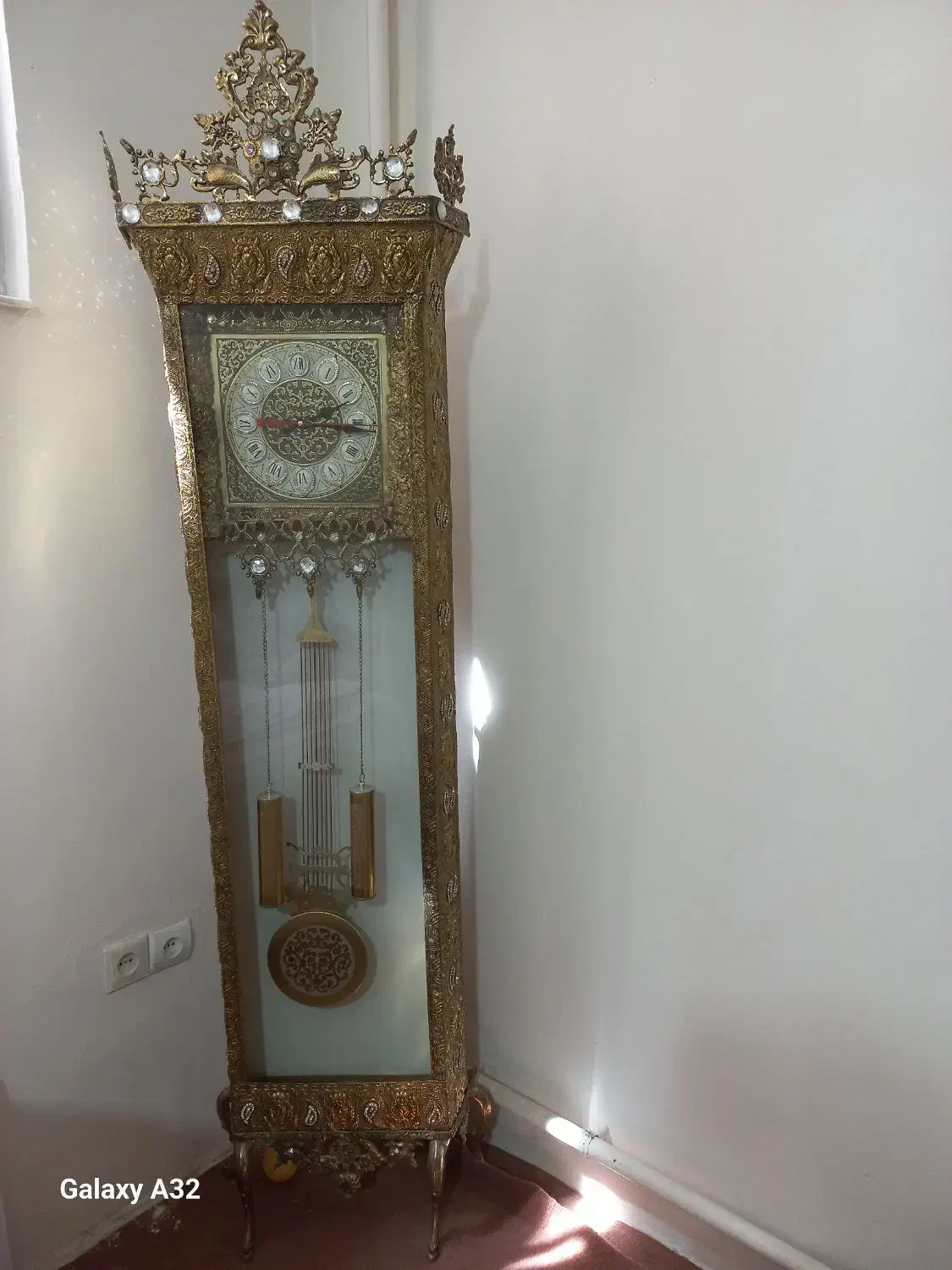 ساعت ایستاده برنز|ساعت دیواری و تزئینی|باسمنج, |دیوار