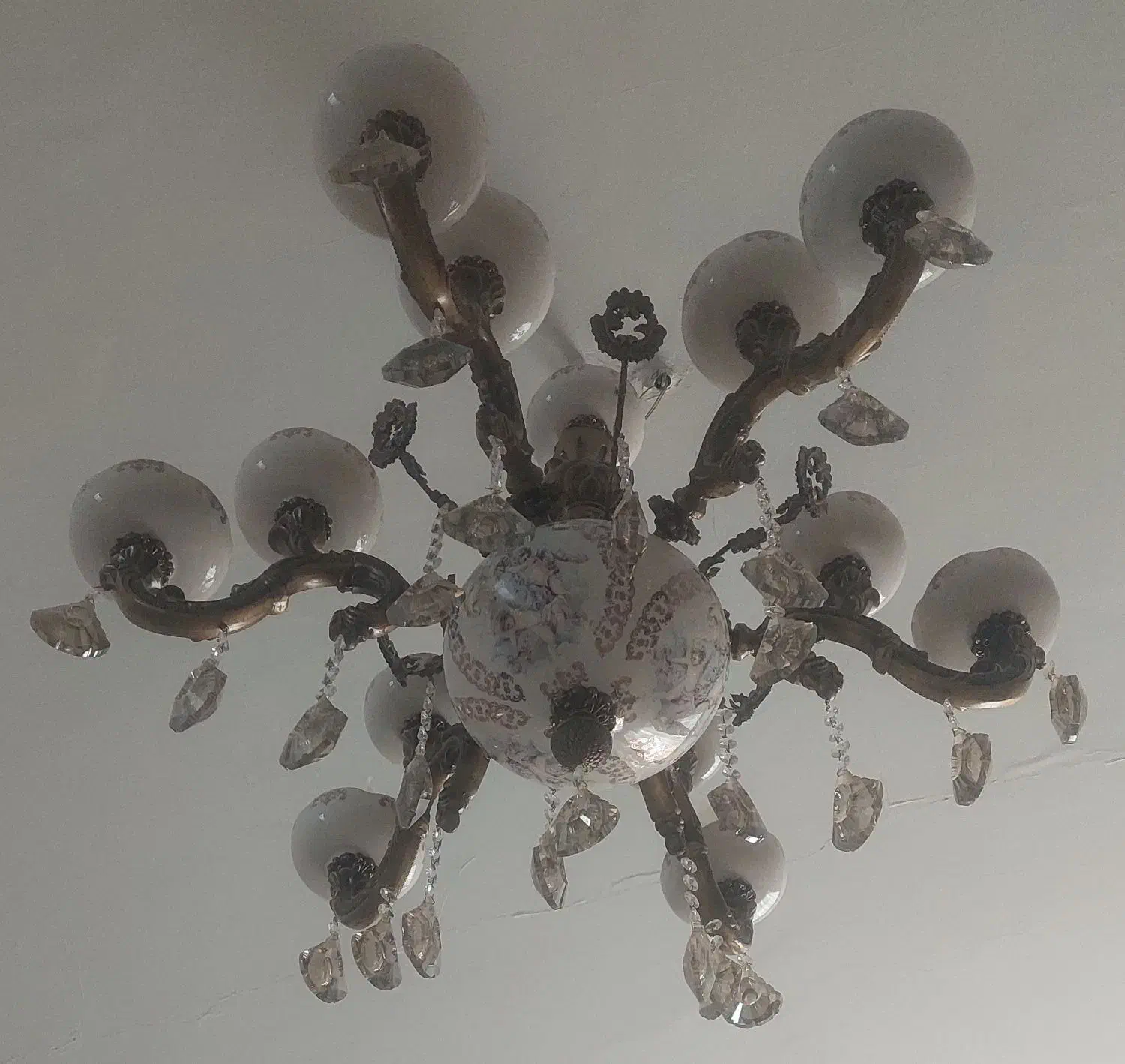 لوستر فرشته درحد نو|لوستر و چراغ آویز|اهواز, گلستان|دیوار