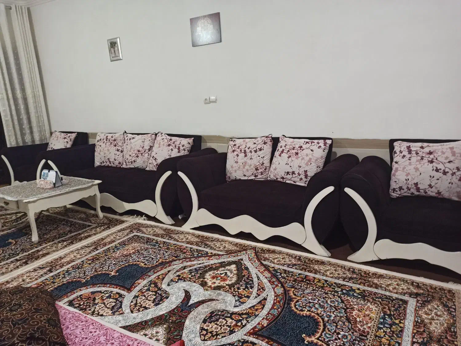 مبل 7نفره|مبلمان خانگی و میز عسلی|علی‌آباد کتول, |دیوار