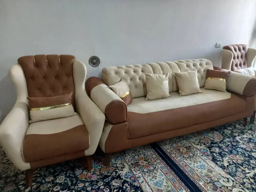 مبل ده نفره شرکتی|مبلمان خانگی و میز عسلی|مرودشت, فاز دوم شهرک فرهنگیان|دیوار
