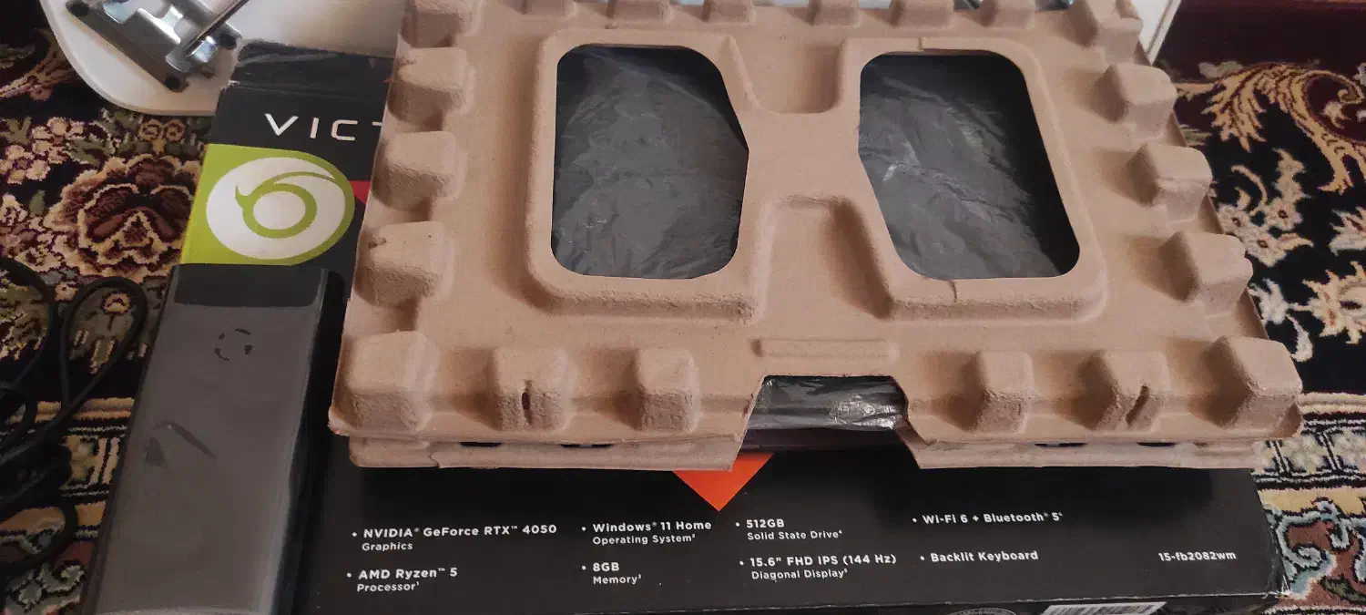 لپ‌تاپ اج پی Victus15 R5 4050|رایانه همراه|حاجی آباد, |دیوار