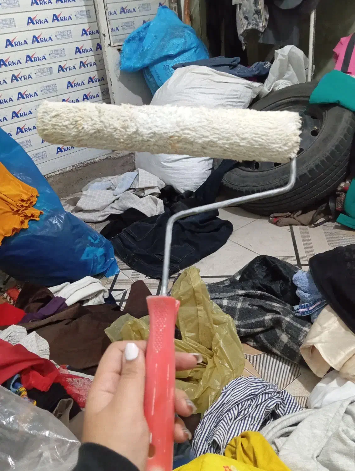 غلتک رنگ|مصالح و تجهیزات ساختمان|گرگان, |دیوار