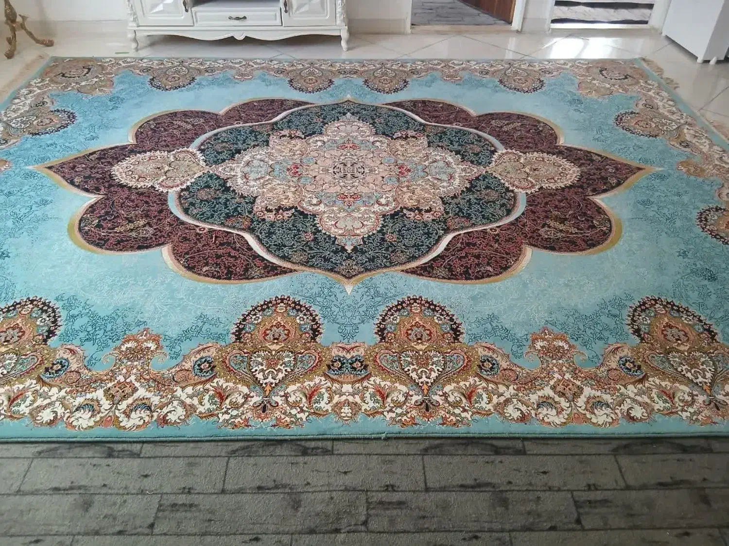 یک تخته فرش 12متری|فرش|ساروق, |دیوار