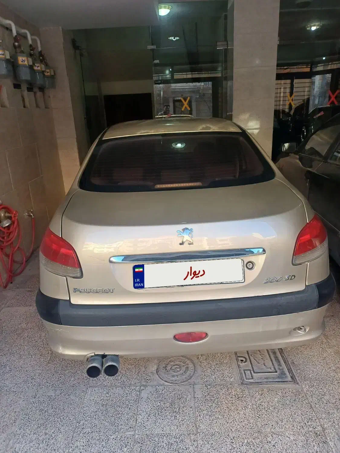 پژو ۲۰۶ صندقدارsd|خودرو سواری و وانت|شاهین‌شهر, طالقانی|دیوار