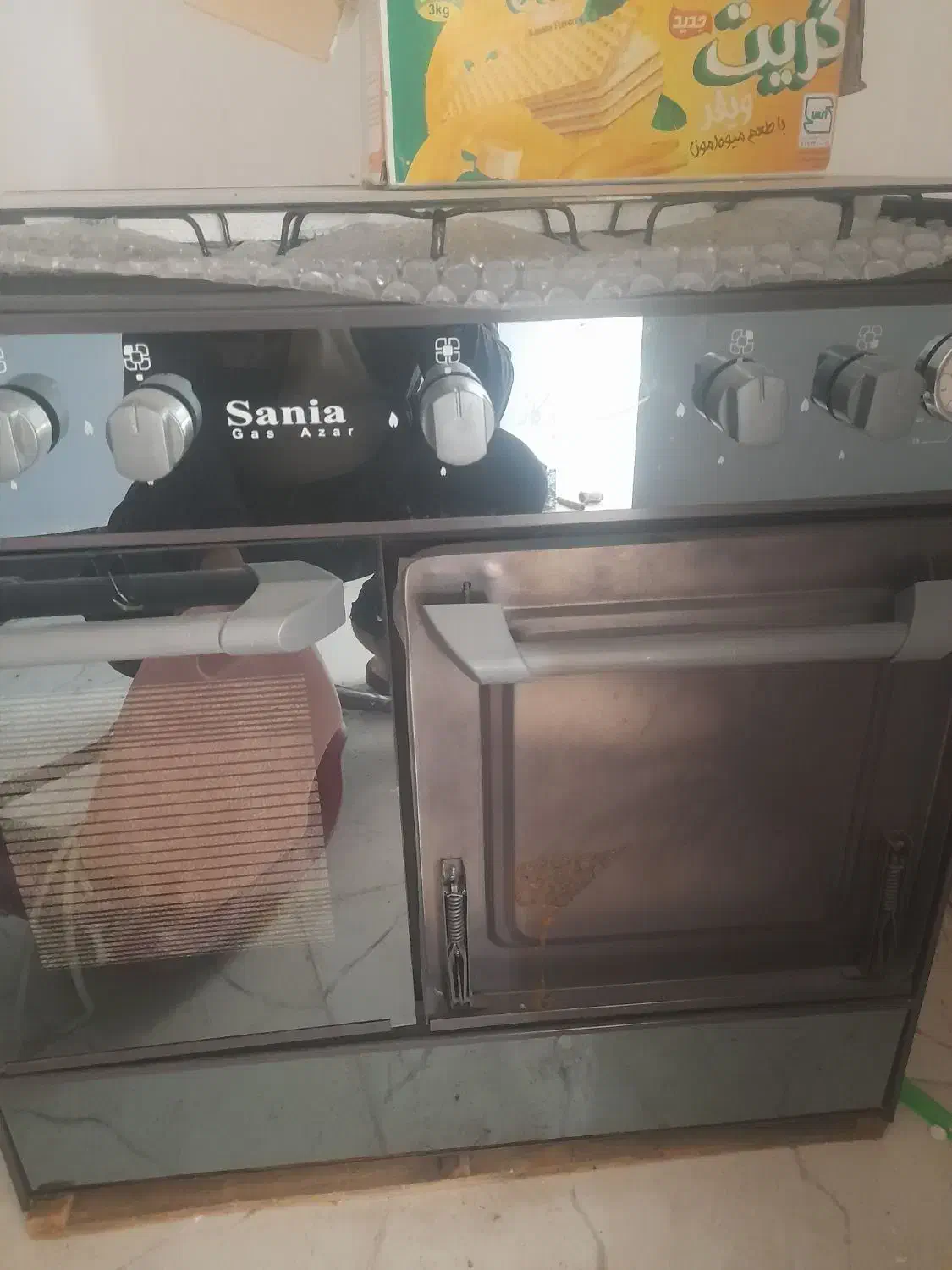 اجاق گاز نو  فقط کارتون ندارد|اجاق گاز و لوازم برقی پخت‌وپز|یاسوج, |دیوار
