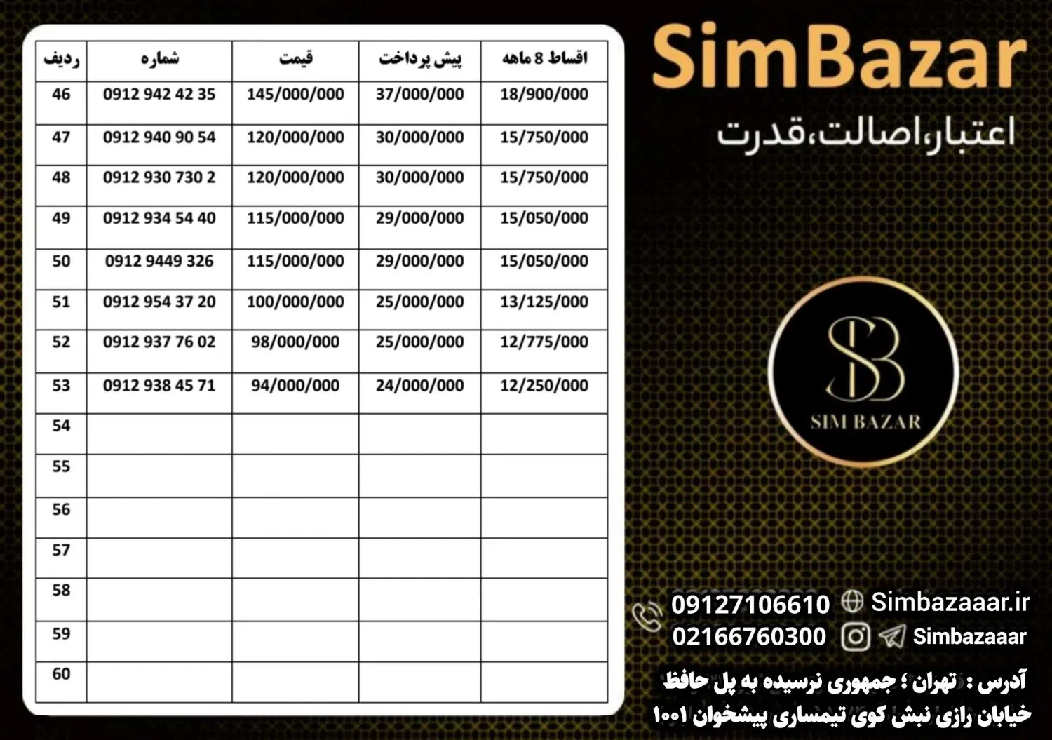 0912-733-9055|سیم‌کارت|ارومیه, |دیوار
