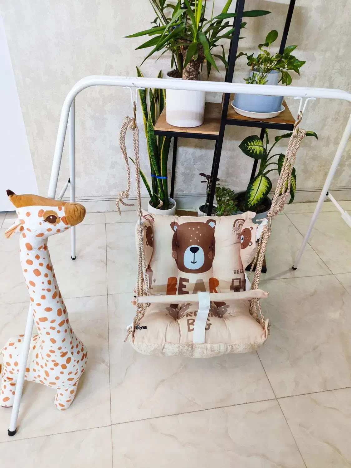 تاب ریلکسی نوزاد و کودک گهواره‌ای ۱۲ طنابه مستحکم|اسباب و اثاث بچه|نیشابور, فردوسی جنوبی|دیوار