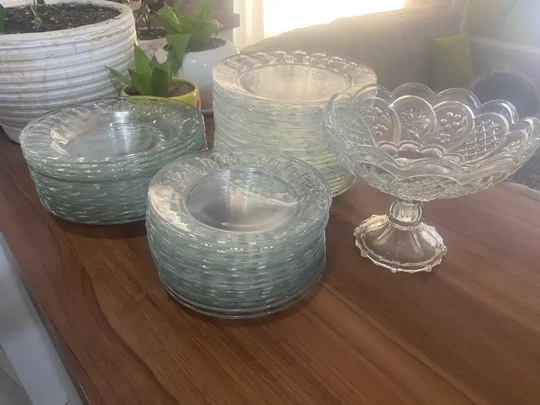 سرویس بلور انگشتی|ظروف سرو و پذیرایی|فسا, |دیوار