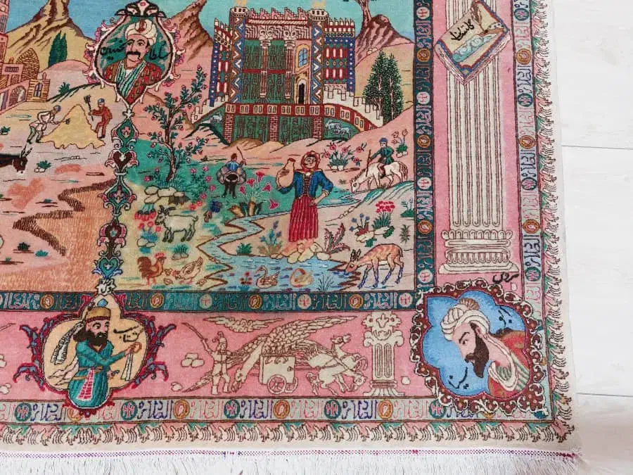 فرش ۸۰ ساله تبریز مدل ۴فصل|فرش|تهران, بازار|دیوار