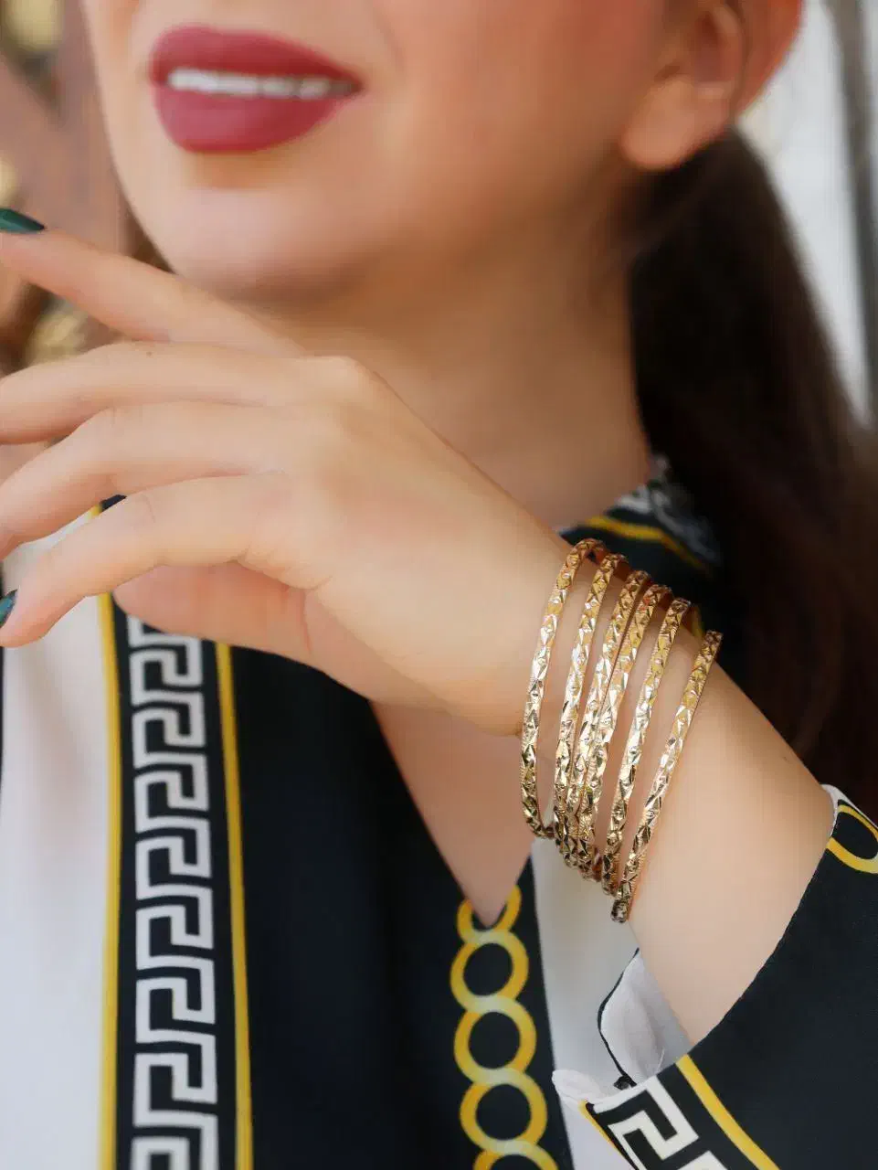 النگو طلاروس طرح طلا رنگ ثابت|بدلیجات|مشهد, سرافرازان|دیوار