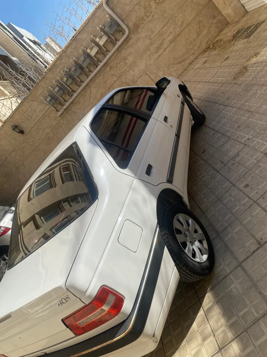 پژو ۴۰۵ سفید slx|خودرو سواری و وانت|مشهد, تربیت (صدف)|دیوار