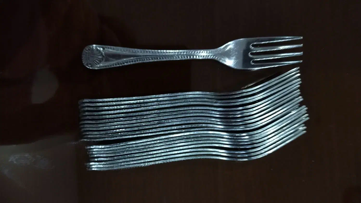 چنگال میوه خوری استیل ۱۸ عدد|ظروف سرو و پذیرایی|کرج, شهرک یاس جنوبی|دیوار