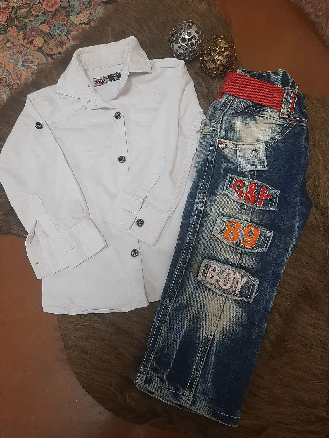 شلوار بچگانه درحدنو بسیار تمیز قیمت مفت گذاشتم|کفش و لباس بچه|بابل, |دیوار