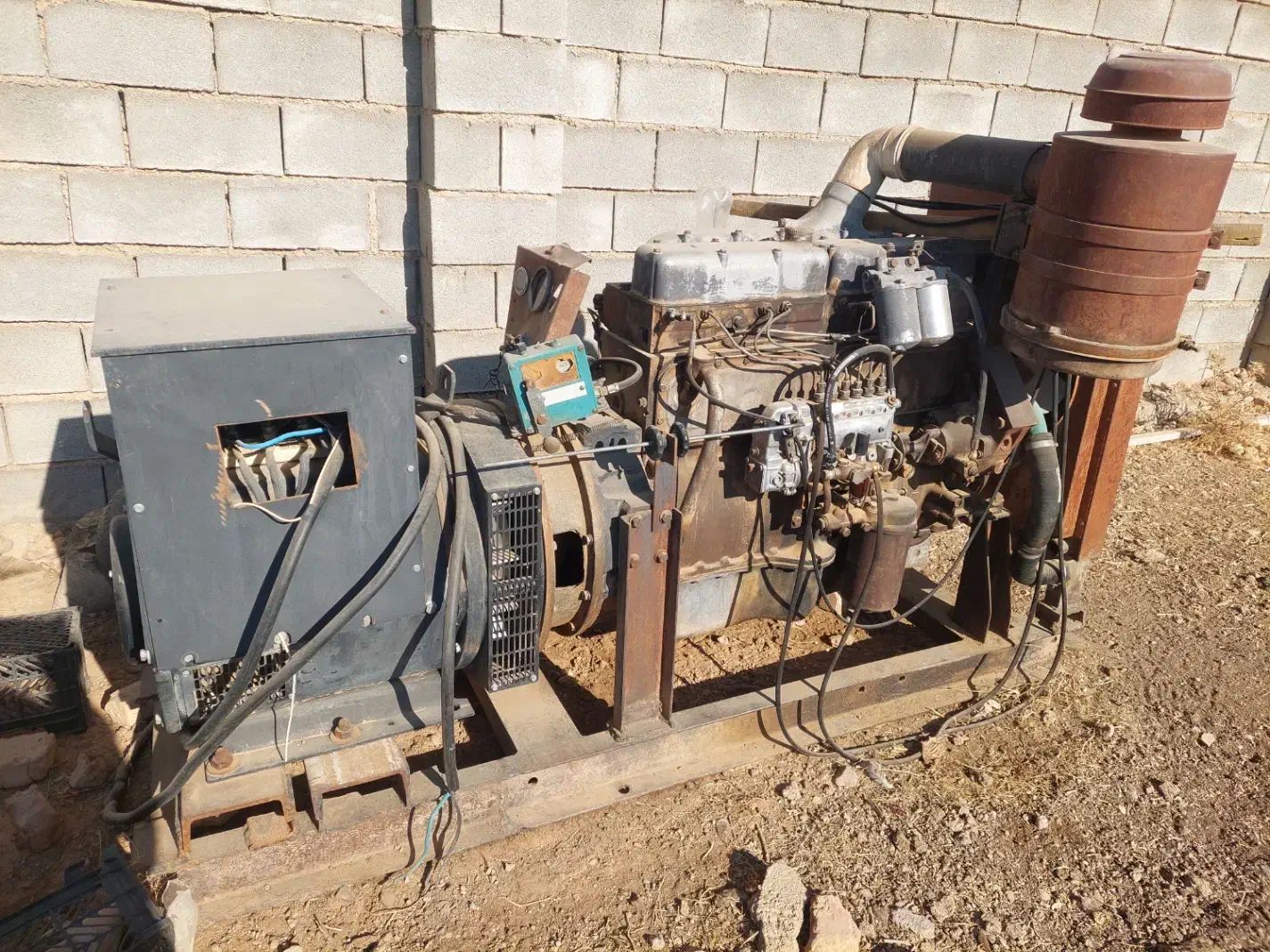 فروش دیزل ژنراتور موتور ۳۰۲ و ژنراتور ۱۰۰ کاوا|ماشینآلات صنعتی|حسن آباد, |دیوار