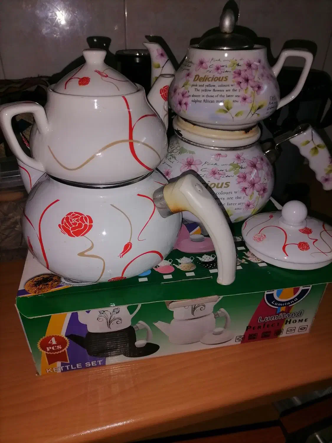 کتری قوری|قوری، کتری، قهوهساز دستی|گرگان, |دیوار