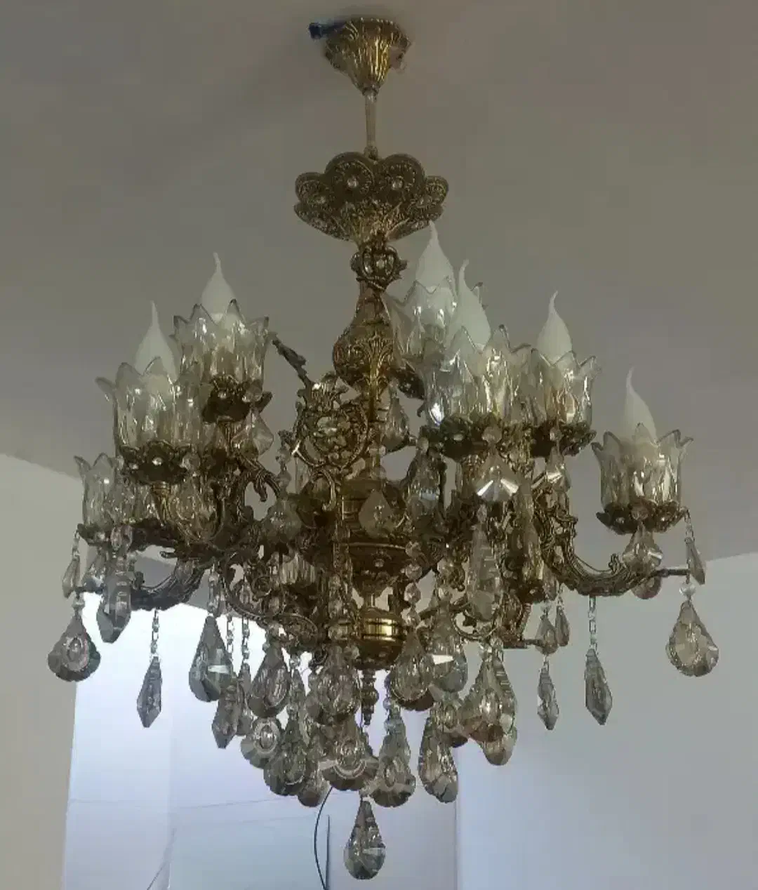 لوستر برنجی|لوستر و چراغ آویز|رباط‌کریم, نصیرشهر|دیوار