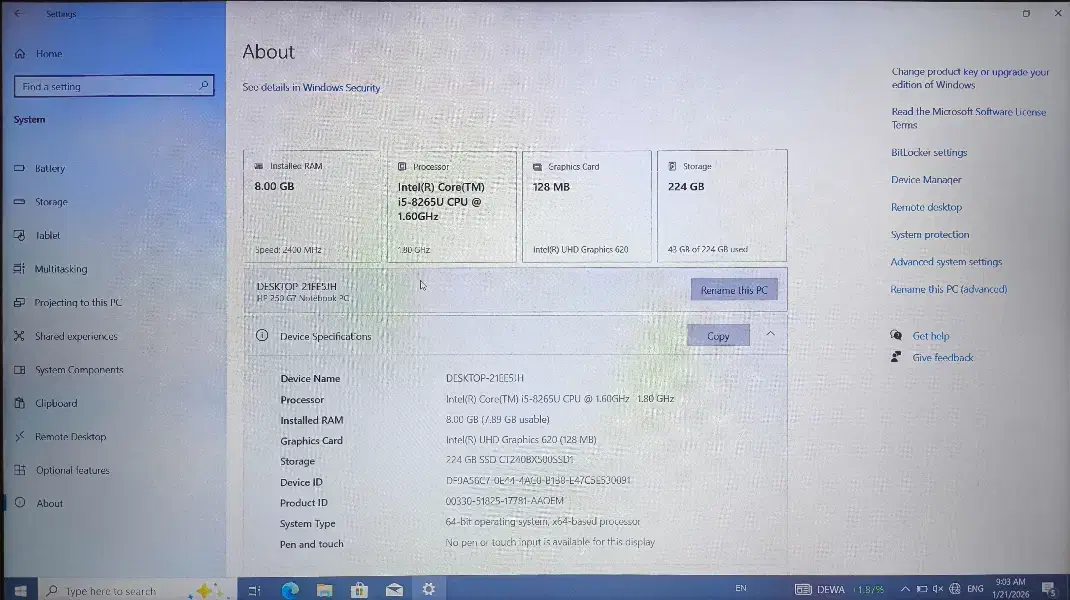 لپتاپ HP|رایانه همراه|مشهد, نیروی هوایی|دیوار