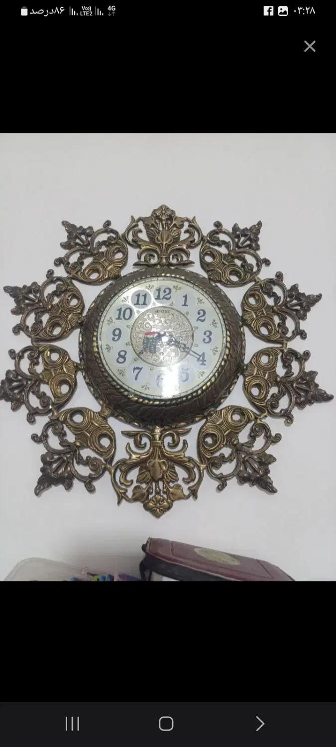 ساعت برنز|ساعت دیواری و تزئینی|فشاپویه, |دیوار