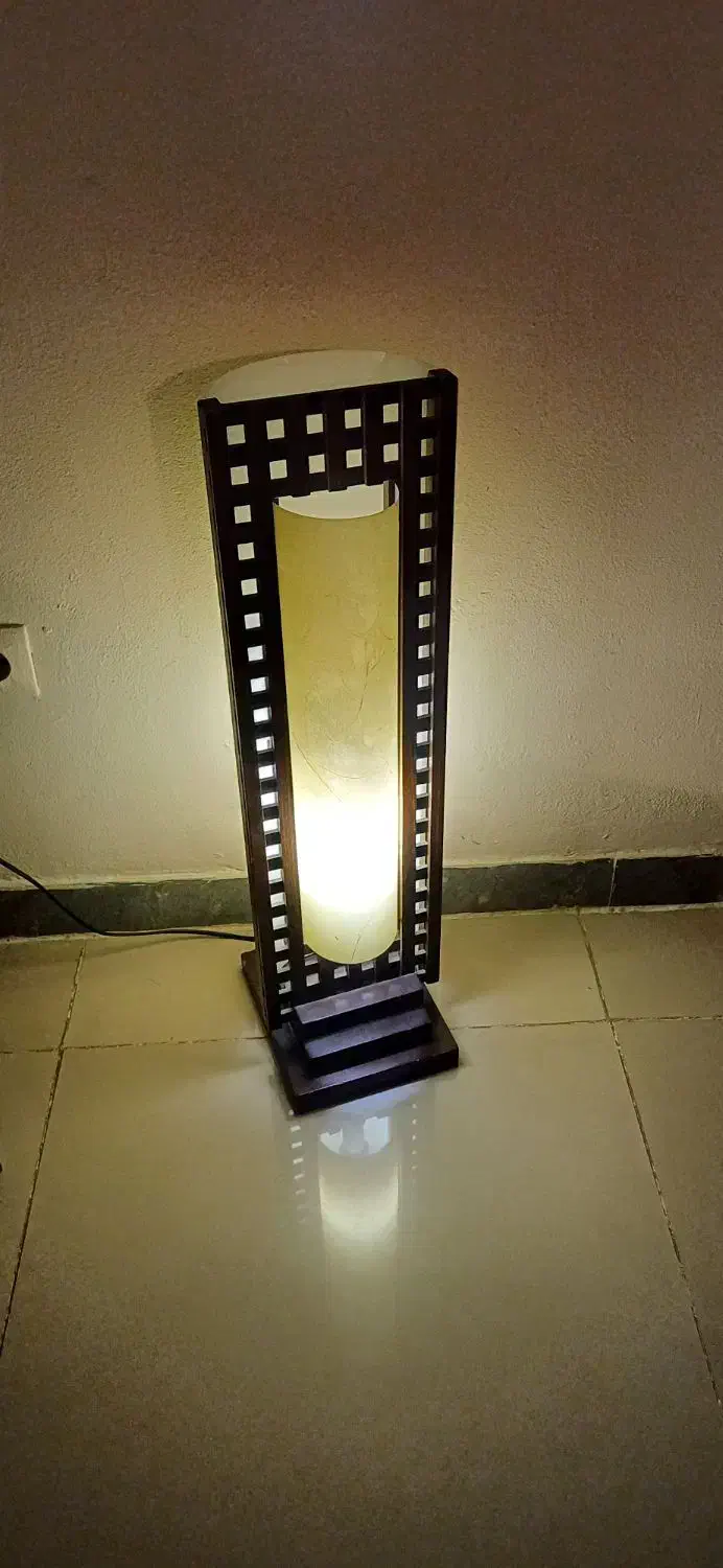 آباژور چوبی|چراغ خواب و آباژور|اصفهان, فجر|دیوار