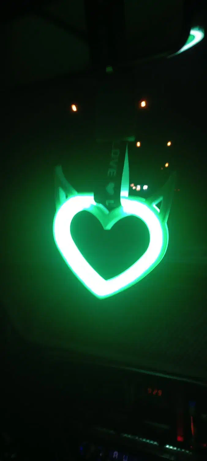 قلب آویز چراغ دار|لامپ و چراغ|بروجرد, |دیوار