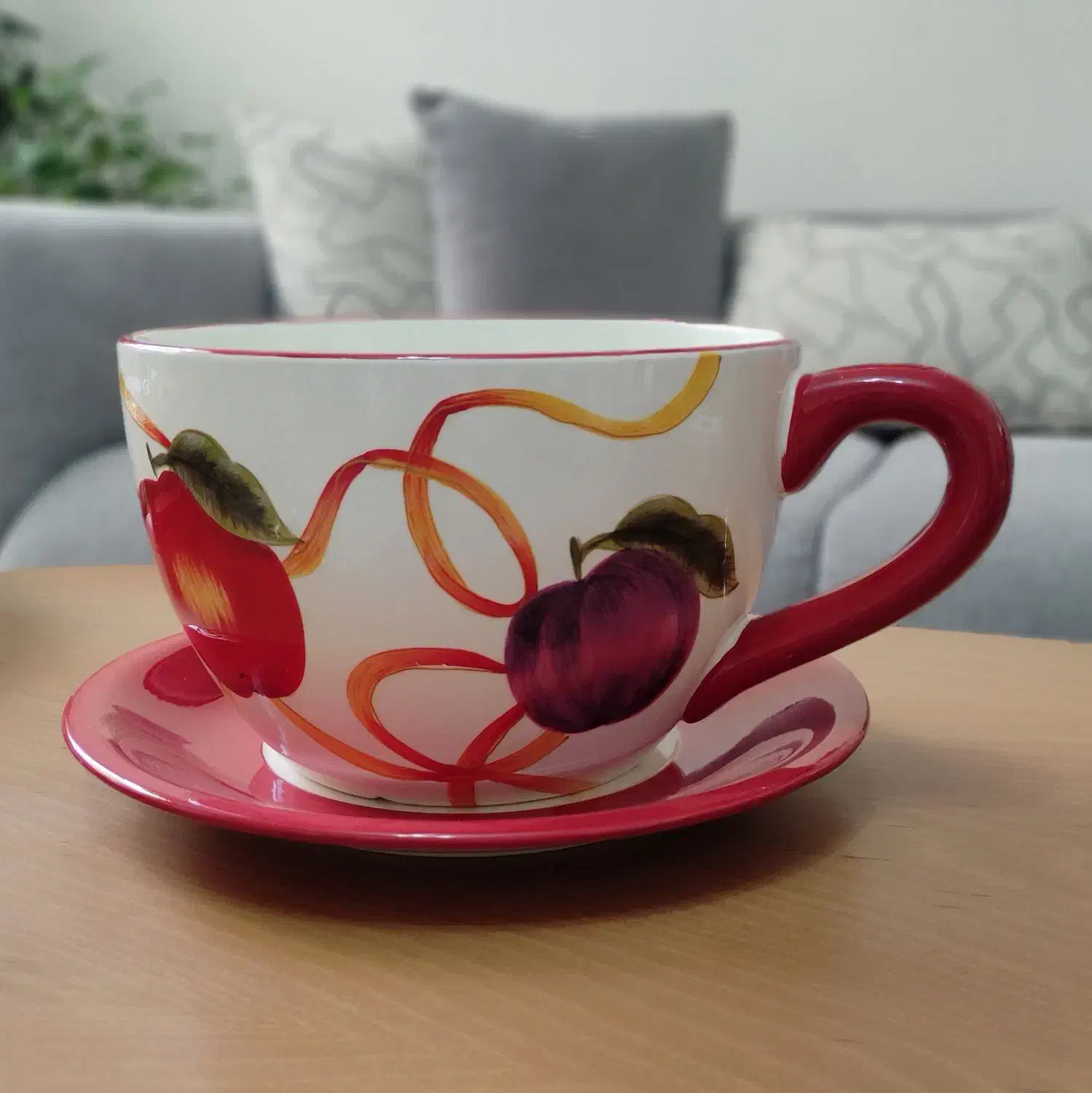 ظرف سرامیکی دکوراتیو سایز بزرگ رومیزی|صنایع دستی و سایر لوازم تزئینی|تهران, علم و صنعت|دیوار