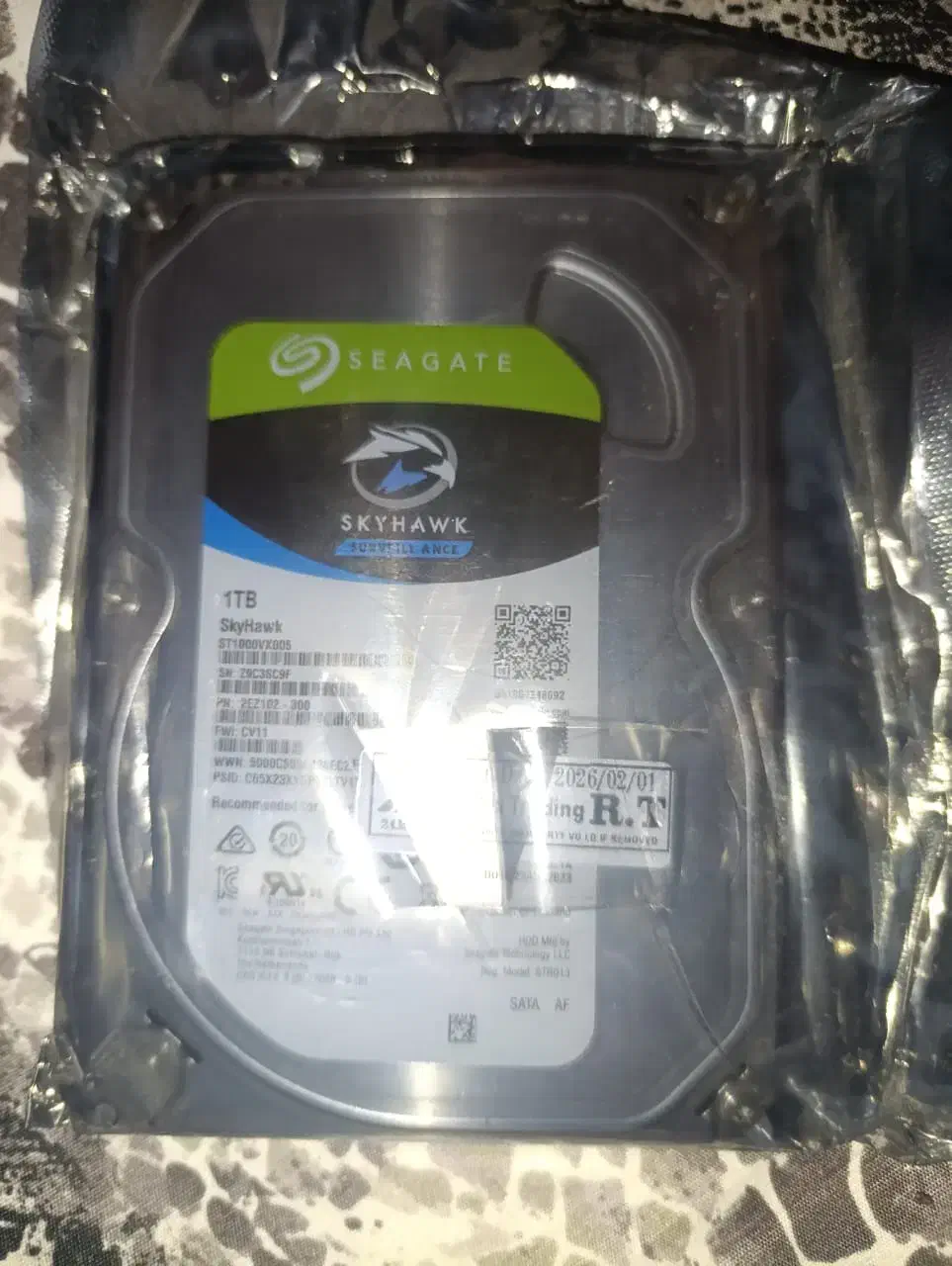 هارد یک ترا سیگیت پلمپ نو تو پلاستیک|قطعات و لوازم جانبی رایانه|فولادشهر, مسکن مهر فولادشهر|دیوار