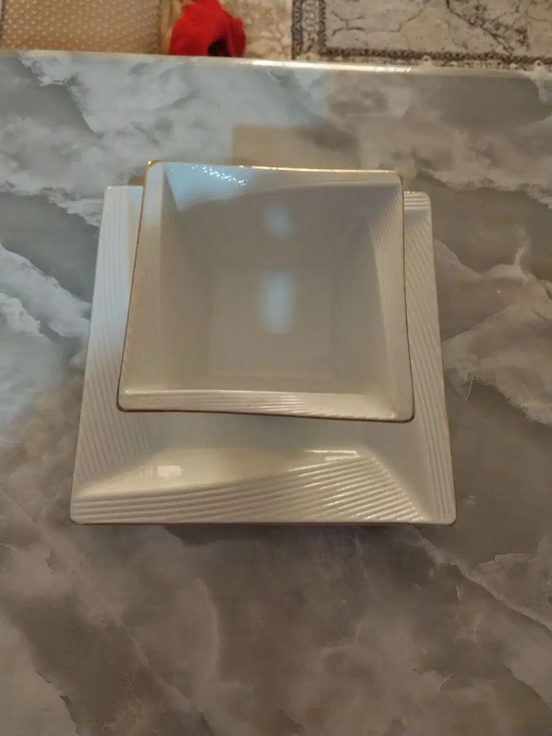 سرویس آجیل خوری کریستال لب طلا|ظروف سرو و پذیرایی|دهدشت, |دیوار