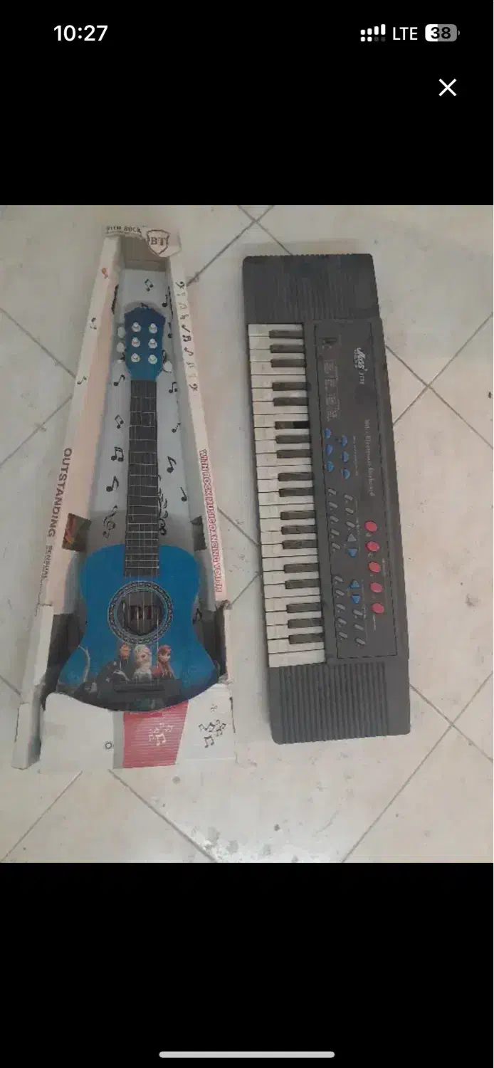 گیتار ارگ بچه گانه بچگانه|اسباب‌‌بازی|تهران, سلسبیل شمالی|دیوار