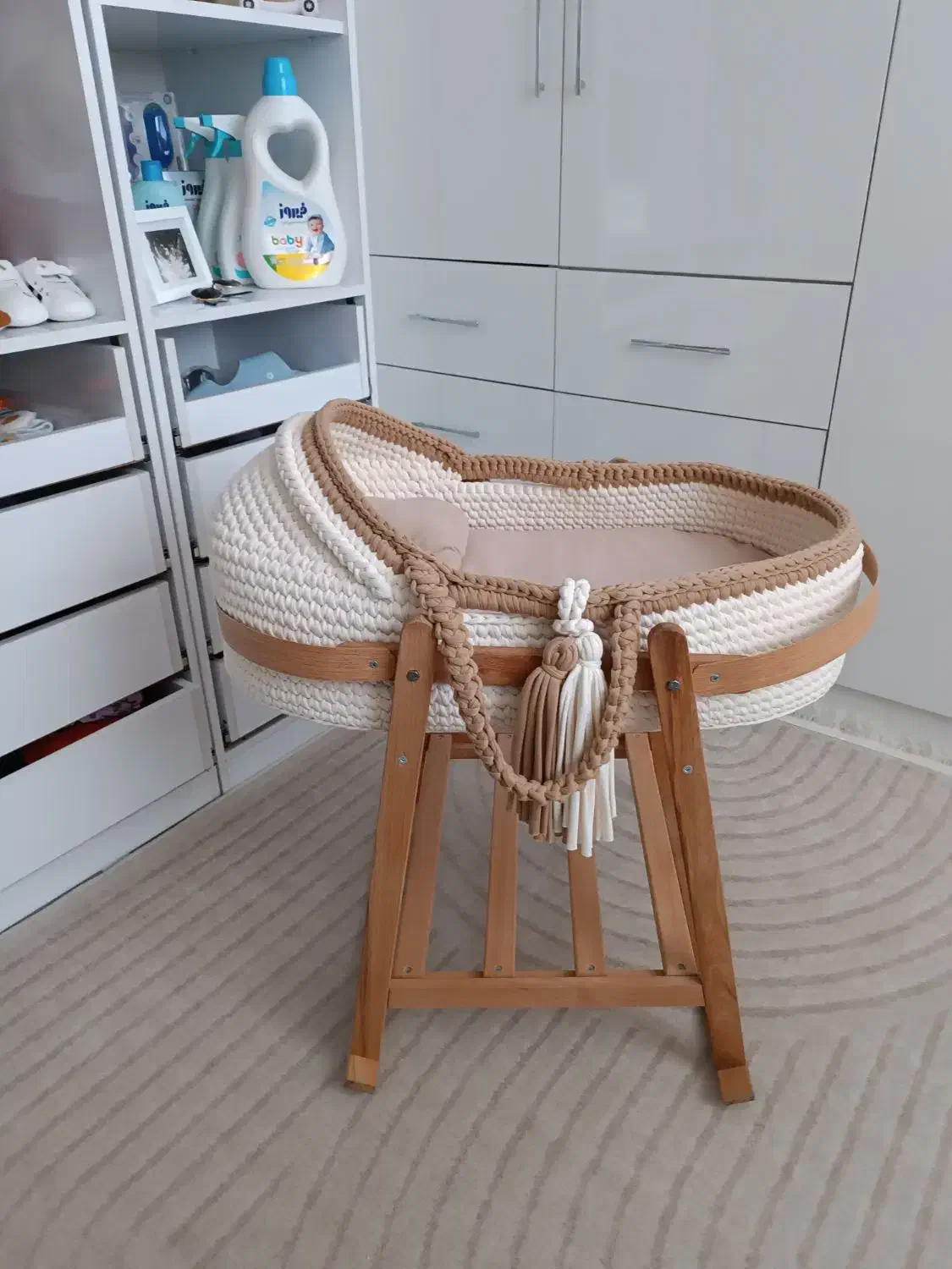 گهواره ،تخت کنارمادر،سیار،رنگ خاص|تخت و صندلی بچه|اردبیل, |دیوار