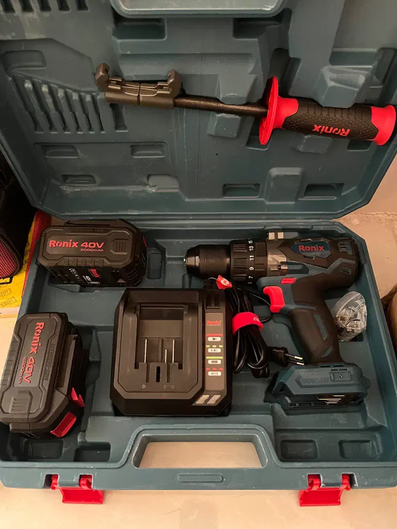 دریل شارژی ۴۰ ولت رونیکس 8905|ابزارآلات|تهران, ایوانک|دیوار
