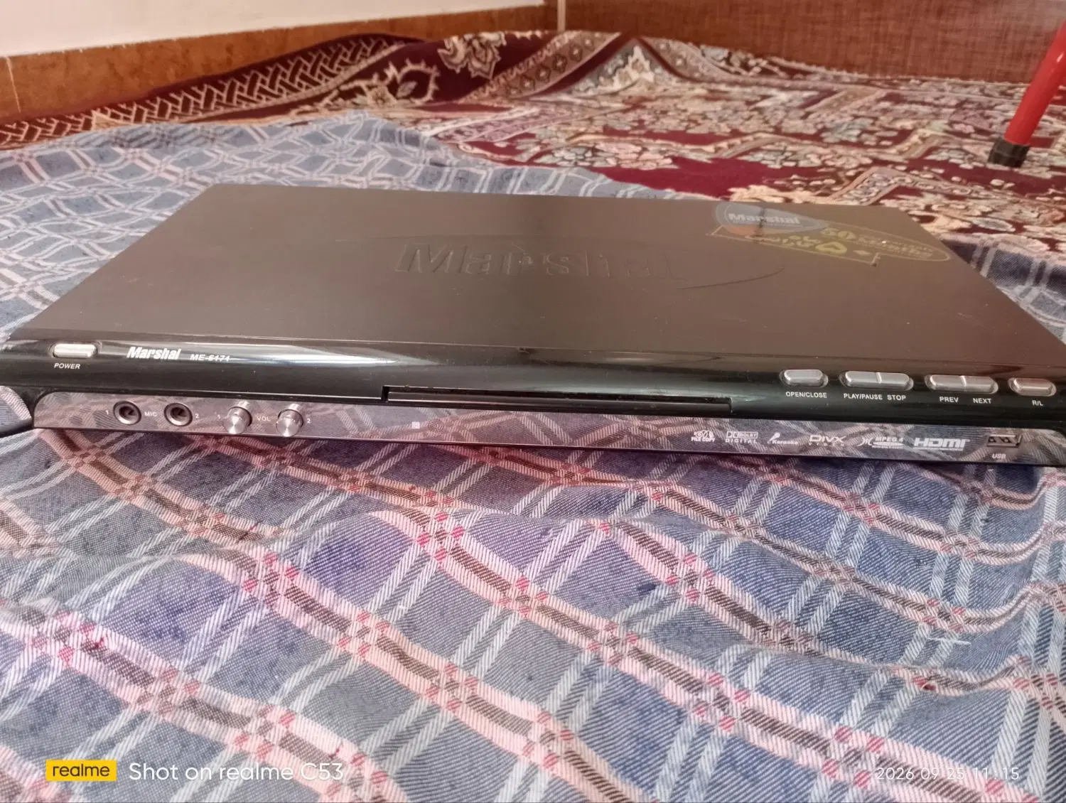 DVD player|پخشکننده DVD و ویدیو|باسمنج, |دیوار