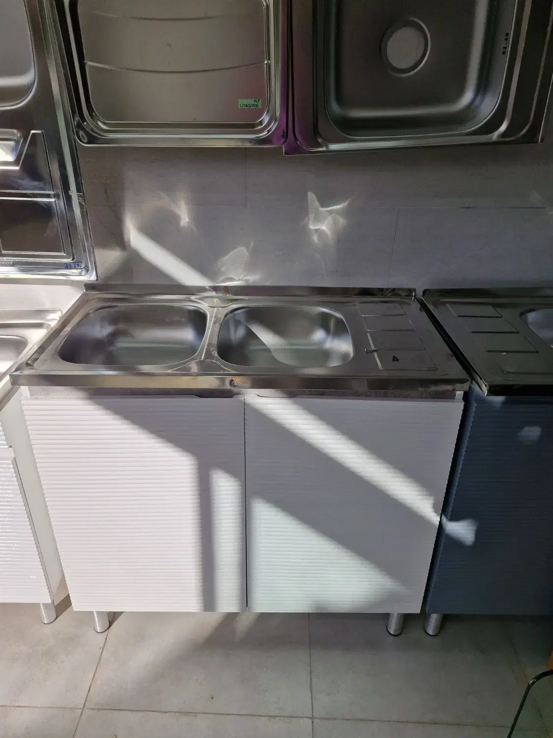 کابینت زیر سینکی با سینک اخوان۱۰۰در۵۰آماده نصب|مصالح و تجهیزات ساختمان|رودهن, |دیوار