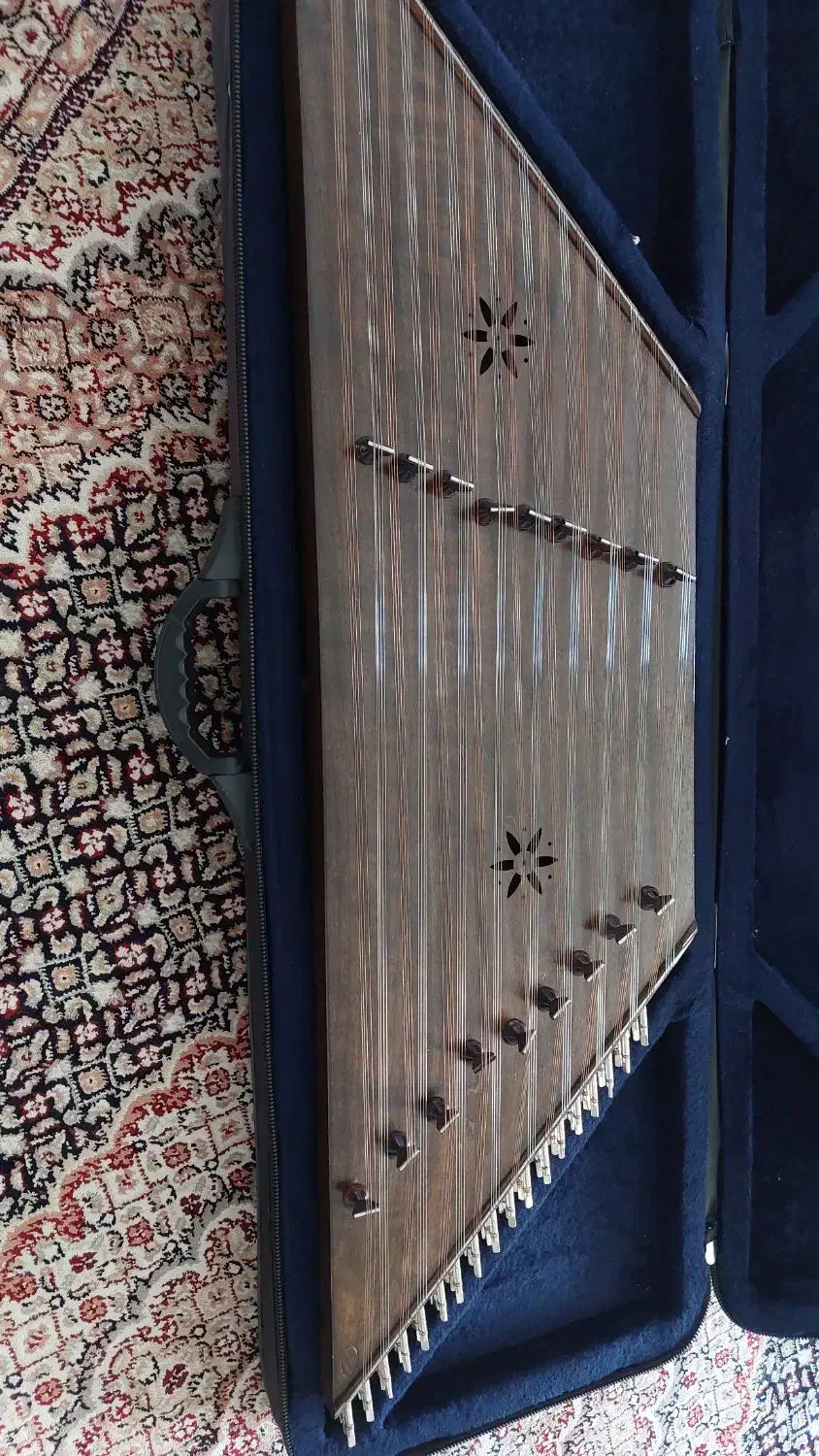 سنتور دو مهره ساور|سازهای سنتی|سنندج, |دیوار