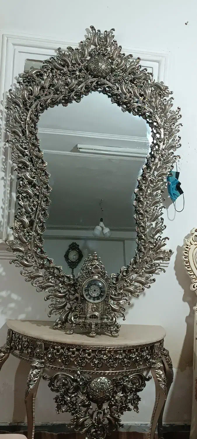 اینه کنسول طرح برنز زیبا|بوفه، ویترین، کنسول|تبریز, |دیوار