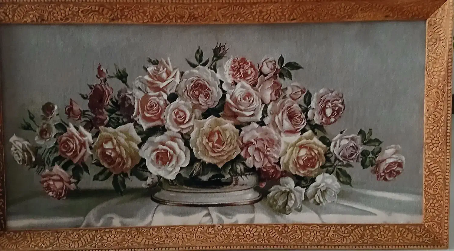 تابلو طرح فرش ماشینی نو نو|تابلو فرش|بروجرد, |دیوار