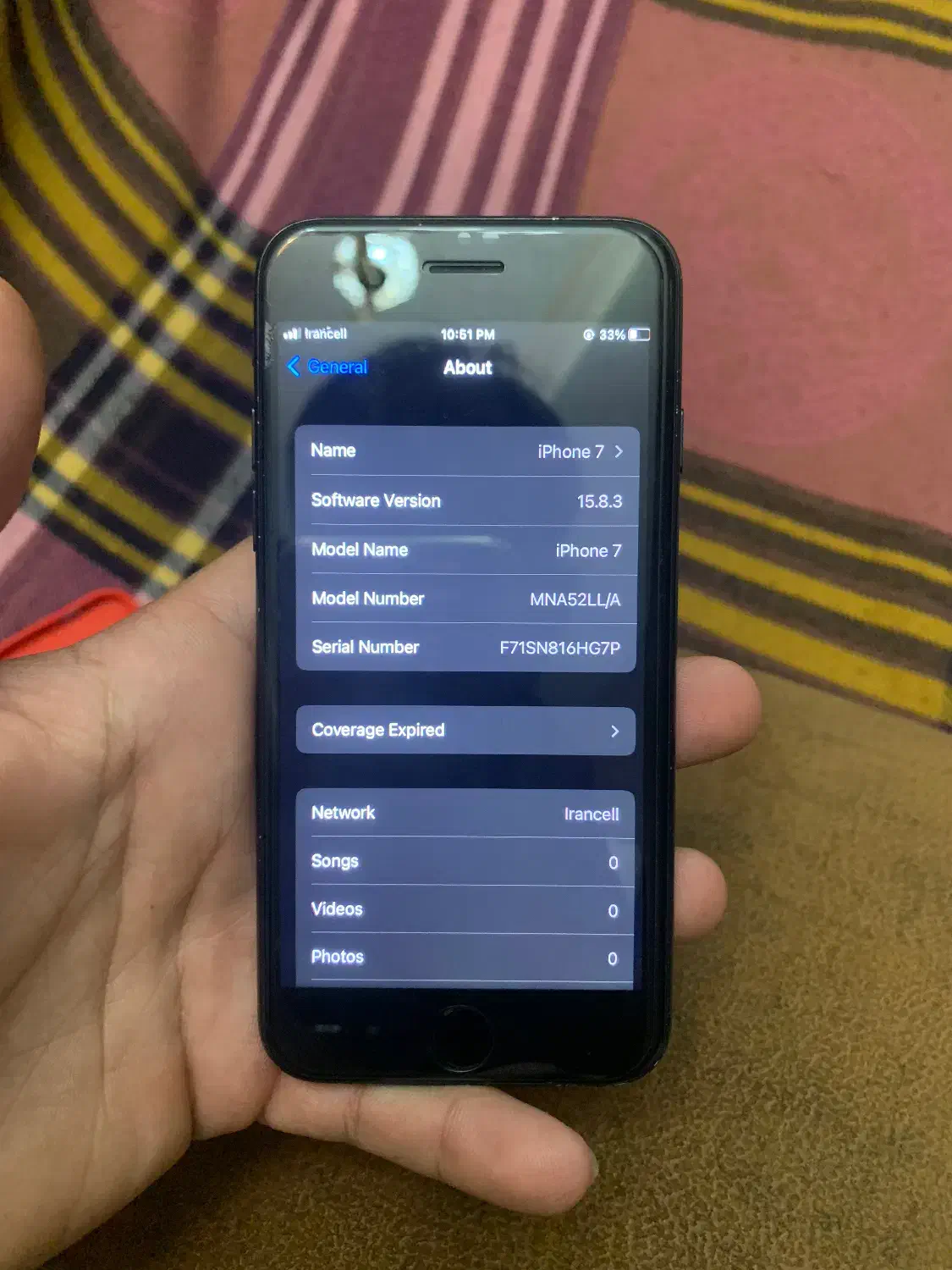 ایفون ۷ فول بلک ۱۲۸|موبایل|تبریز, |دیوار