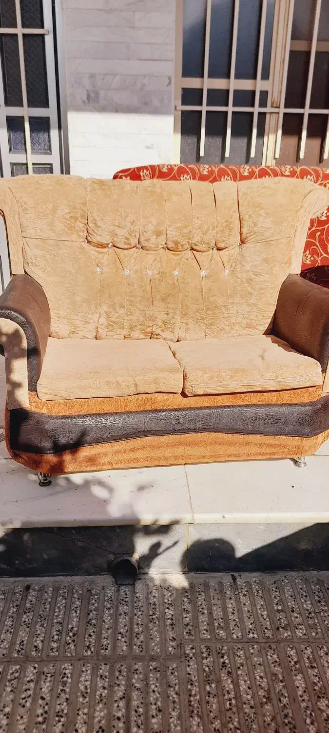 دودست مبل راحتی دست دوم|مبلمان خانگی و میز عسلی|شاهرود, |دیوار