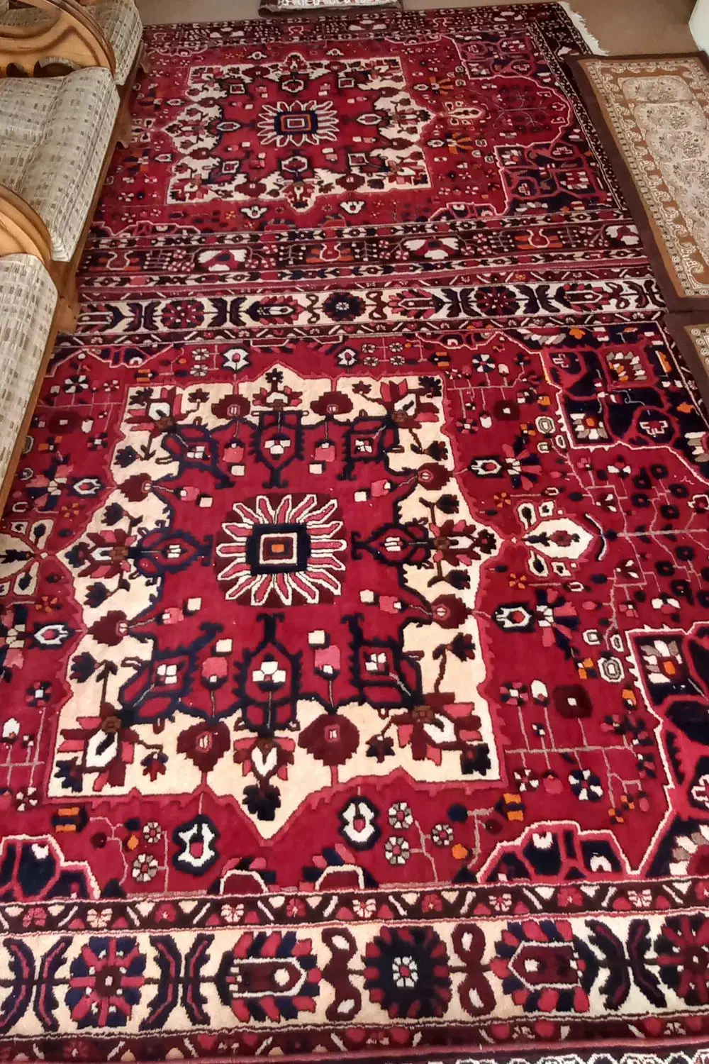 فرش دستبافت قدیمی|فرش|اصفهان, ارداجی|دیوار