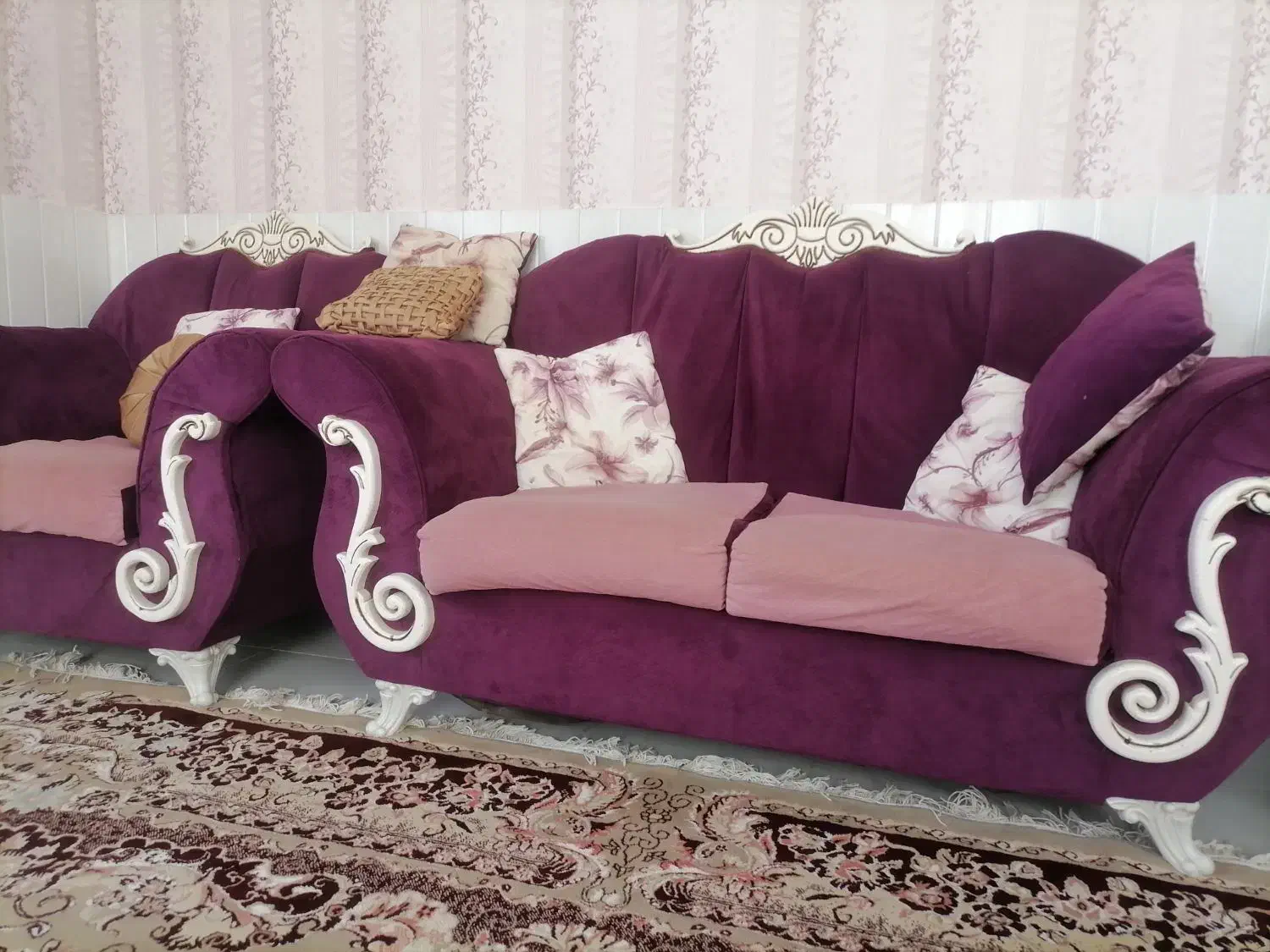 مبل 5نفره|مبلمان خانگی و میز عسلی|رضویه, |دیوار