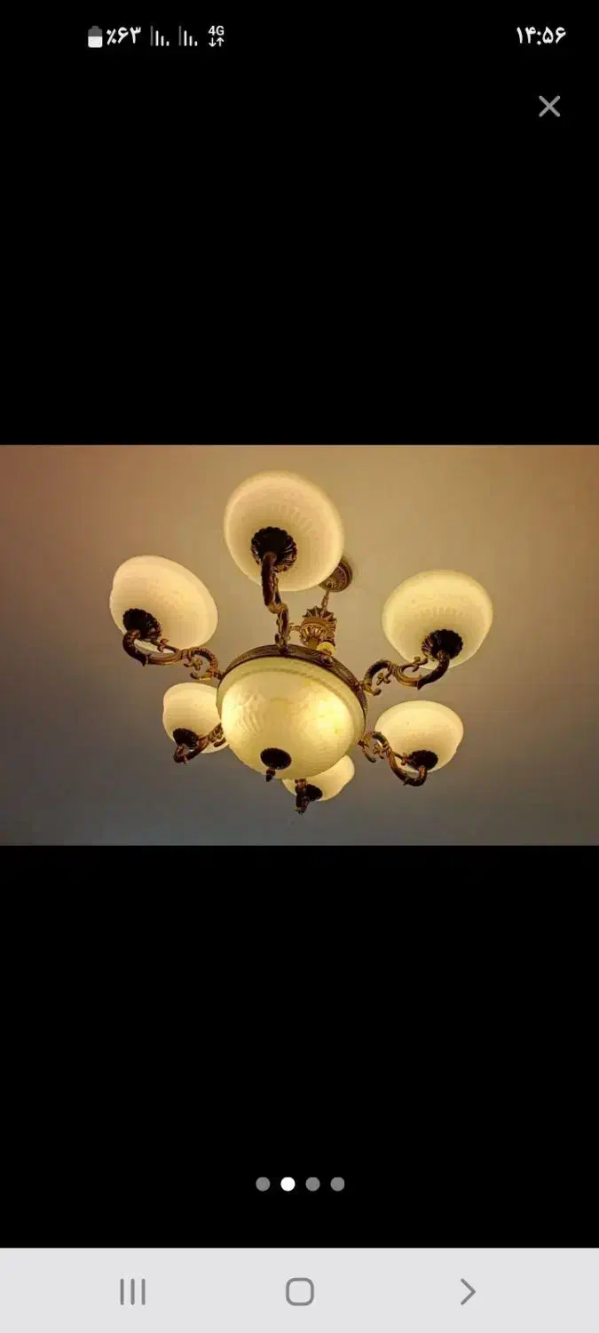 ۲ عدد لوستربرنز|لوستر و چراغ آویز|اصفهان, کشاورزی|دیوار