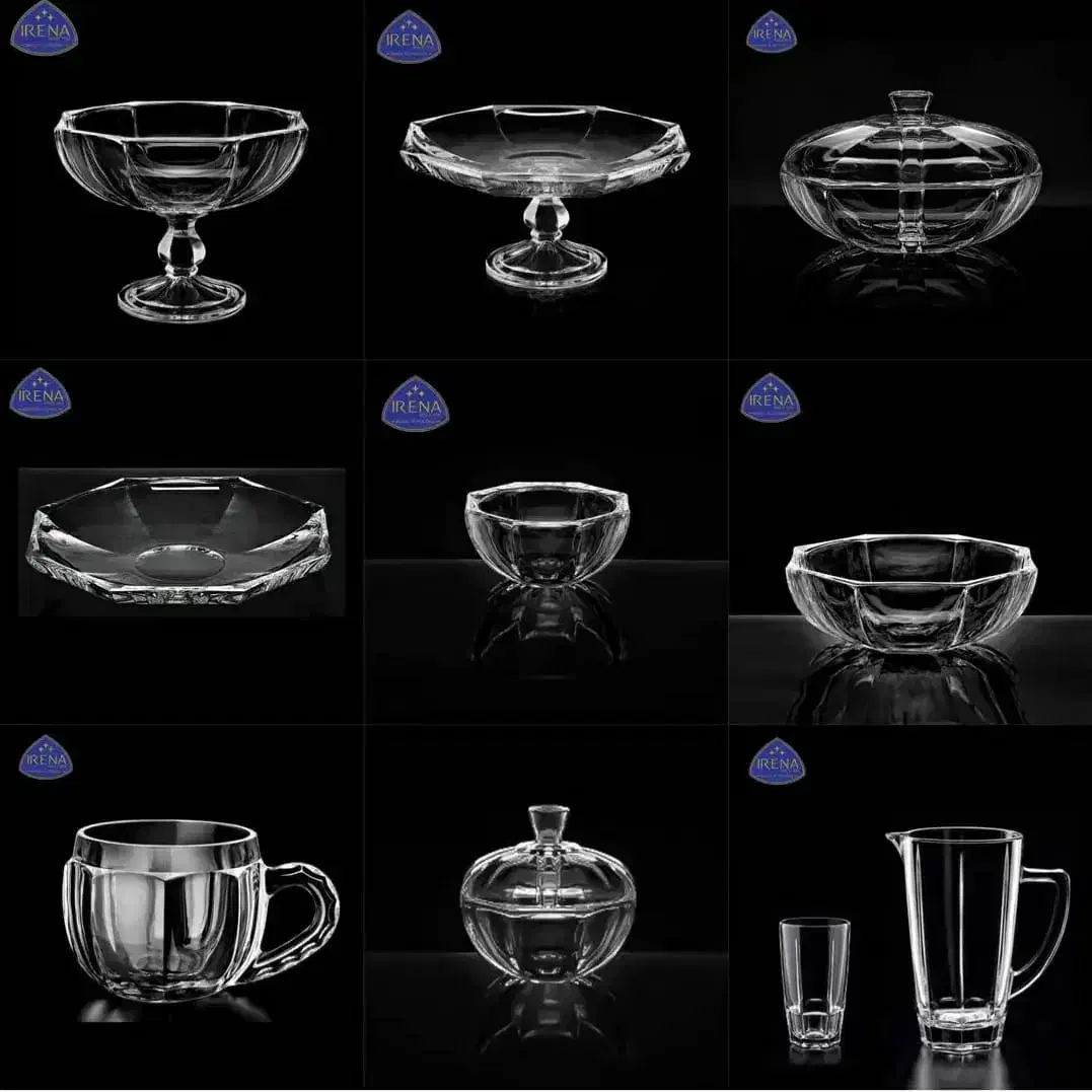 تعدای کریستال برلین لهستان اصل|ظروف سرو و پذیرایی|الوند, |دیوار