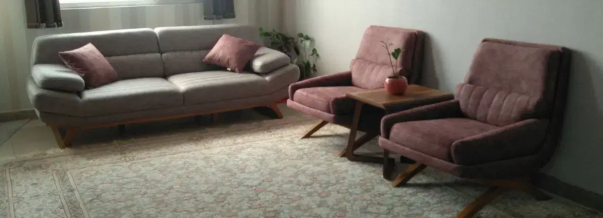 مبل کاملا نو با پارچه ترک و چوب درجه یک راش|مبلمان خانگی و میز عسلی|بندرعباس, |دیوار